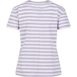 URBAN CLASSICS Ladies Regular Striped Tee Lila 4XL