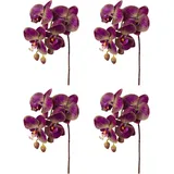 Creativ green Kunstorchidee CREATIV GREEN "Orchidee Phalaenopsis", lila, H:44cm, Kunstpflanzen, mit real-touch-Blüten