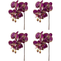Creativ green Kunstorchidee CREATIV GREEN "Orchidee Phalaenopsis", lila, H:44cm, Kunstpflanzen, mit real-touch-Blüten