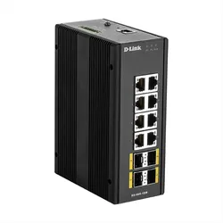 D-Link DIS-300G-12SW 12-Port SwitchLayer2 Managed Gigabit Industrial
