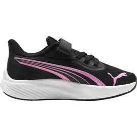 Puma Pounce Lite Kinder Black/Posie Pink/White 28