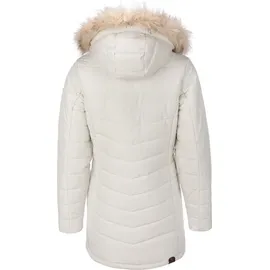 Dry Fashion Damen Steppmantel Wintermantel Göteborg - Winterjacke Steppjacke Winter Mantel für Frauen Atmungsaktiv Gefüttert in Beige Größe 38 - 38