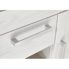 HBZ Wohnwand ROMANCE, Sibiu Lärche Dekor - Eiche Sanremo Dekor - 4-teilig - LED-Beleuchtung