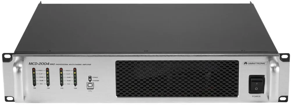 OMNITRONIC MCD-2004 MK2 4-Kanal-Installationsendstufe