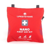 Lifesystems „Light & Dry Nano“ Erste-Hilfe-Set, CE-konformer Inhalt, Speziell entwickelt für Abenteuer, Triathlon, Sport, Red