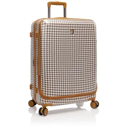 Koffer HEYS "EZ Fashion, in verschiedenen Farben und Größen", Gr. B/H/T: 46cm x 66cm x 29cm 82 l, houndstooth pattern, Polycarbonat, Koffer, Heys x Joachim Llambi Reisegepäck Koffer Volumenerweiterung