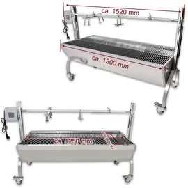 Beeketal Spanferkelgrill BSG150 silber