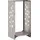 vidaXL Brennholzregal Wetterfester Stahl 40 x 30 x 80 cm Silber