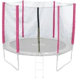 Jawinio Trampolin-Sicherheitsnetz Trampolin-Zubehör Ersatzteile 8FT/244cm pink