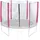 Jawinio Trampolin-Sicherheitsnetz Trampolin-Zubehör Ersatzteile 8FT/244cm pink