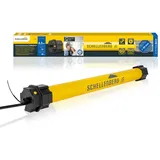Schellenberg 21220 Rolladenmotor mit Funk neue Generation, 20 Nm, bis 8,5 m2 Fläche, Funk Endlageneinstellung, für 60 mm Welle, 868,4 MHz Frequenz