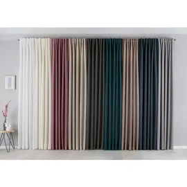 Gardinenbox Schlaufengardine, »JENA« HxB 250x300 cm Creme