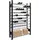 SCHULTE Regalwelt Weinregal 180 x 100 x 25 cm Schwarz-Silber