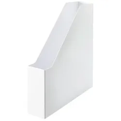 Stehsammler i-LINE, DIN A4/C4, elegant, stilvoll, hochglänzend, weiß