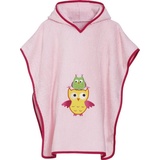 Playshoes Badeponcho Frottee-Poncho Eule rosa LIlse-Moden