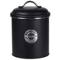 Spetebo Keksdose schwarz 18 x 13 cm 1,5 l