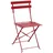Bolero klappbare Terrassenstühle 800 x 387 x 471 mm Rot