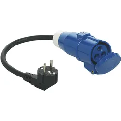 Adapter Schuko Stecker auf CEE Steckdose