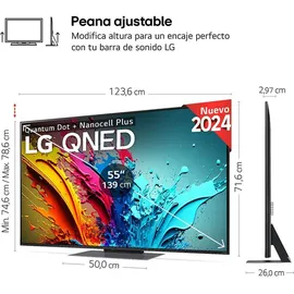 LG 55QNED87T6B 55" 4K QNED Smart TV