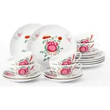 SELTMANN WEIDEN Amina Ostfriesenrose Teeservice 18-teilig