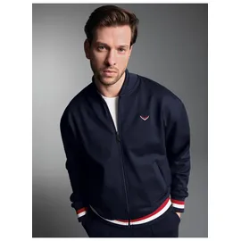 TRIGEMA Collegejacke Herren Blau S