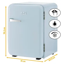 First Austria Retro Mini Kühlschrank 40 l 56,2 cm hoch Blau