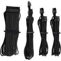 Corsair Premium Sleeved Netzteil Starter-Kabel-Set Typ4 (Generation 4-Serie) schwarz