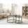 Hela Couchtisch Lindau Braun Eiche 60 x 60 x 45 cm