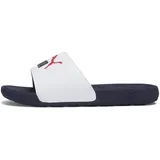 Puma Unisex Kinder Cool Cat 2.0 Ps Flip-Flops, Puma White Puma Navy For All Time Red, 31 EU