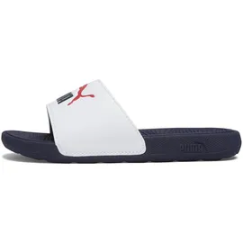 Puma Unisex Kinder Cool Cat 2.0 Ps Flip-Flops, Puma White Puma Navy For All Time Red, 31 EU