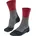 Trekkingsocken lightgrey/red 39-41