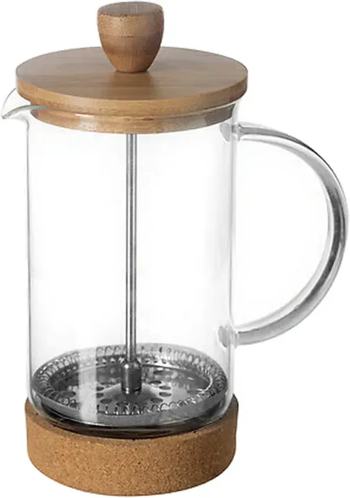 Atmosphera Bambus-Glas-Kaffeemaschine 600 ml