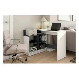 byLIVING Eckschreibtisch Berni Weiß