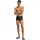 adidas 3S Badehose Swim Boxers Schwarz/Weiß M