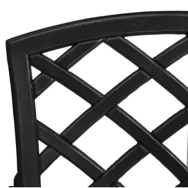 vidaXL Bistro-Set 3-tlg. schwarz 315592