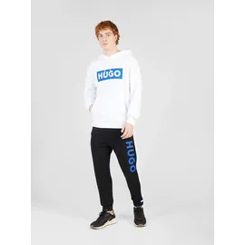 Hugo Nalves Sweatshirt Logo-Print Blau/Weiß L