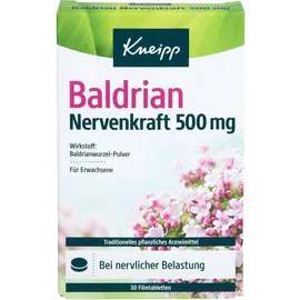 Kneipp Baldrian Nervenkraft 500 mg Filmtabletten 30 St