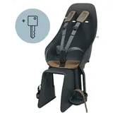 Urban Iki Ta-Ke Fahrradkindersitz EasyFix Version Klicksystem schwarz braun bincho kurumi - Schwarz