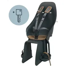 Urban Iki Ta-Ke Fahrradkindersitz EasyFix Version Klicksystem schwarz braun bincho kurumi - Schwarz