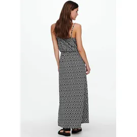 Only Kleid Maxikleid Schwarz/Weiß 38