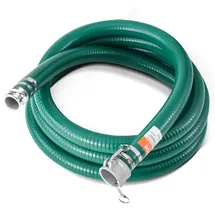 Vevor Saugschlauch, 50,8 mm x 6,1 m, Pumpenschlauch, mit Camlock-Anschlüssen & Aluminiumbeschlägen, passend für verschiedene Pumpen, zur Abwasseraufbereitung, Wassertransport & weiteren Zwecken
