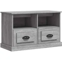 Furnicato TV-Schrank Grau Sonoma 80x35x50 cm Holzwerkstoff