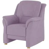 meinSofa Sessel Wilma Mikrofaser 90 x 100 x 97 cm Lila/Violett