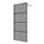 Badplaats Essos Walk-In-Dusche 70 x 200 cm Schwarz getönt