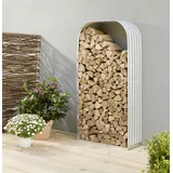 Vitavia Kaminholzregal Lignum 401 Stahl 40 x 99 x 200 cm Rubin