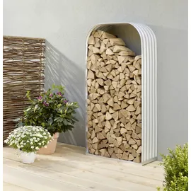 Vitavia Kaminholzregal Lignum 401 Stahl 40 x 99 x 200 cm Rubin