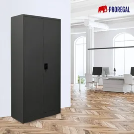 Proregal Elephant Aktenschrank 180x80x40 cm Schwarz
