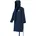 Unisex Microfiber Robe Mantel blau Navy-white M
