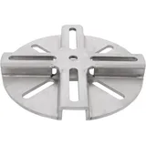 Doppler Schirmständer Adapterplatte VARIO Edelstahl Weiß