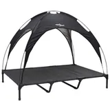 vidaXL Hundekorb erhöhtes Modell XL 100 x 80 cm schwarz